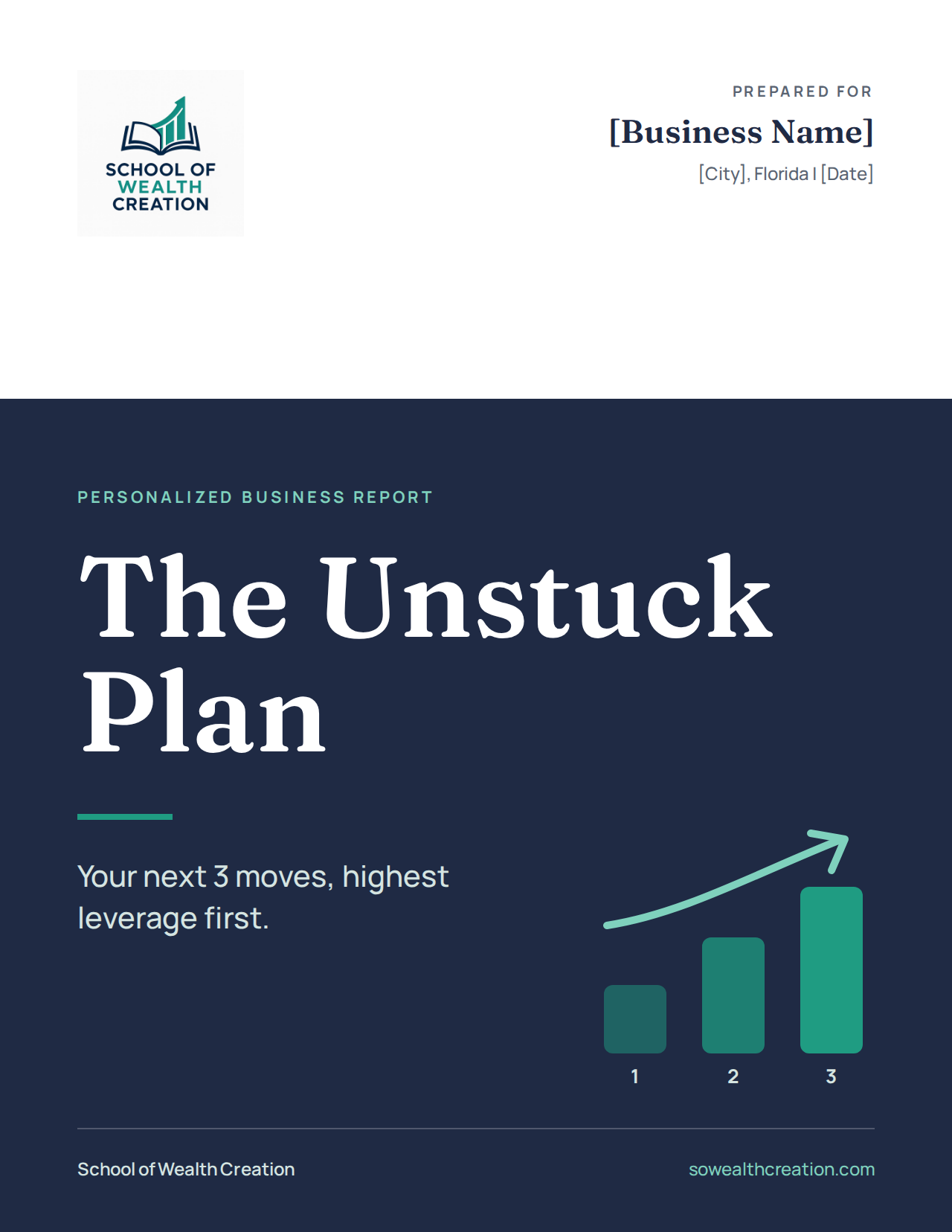 The Unstuck Plan report cover